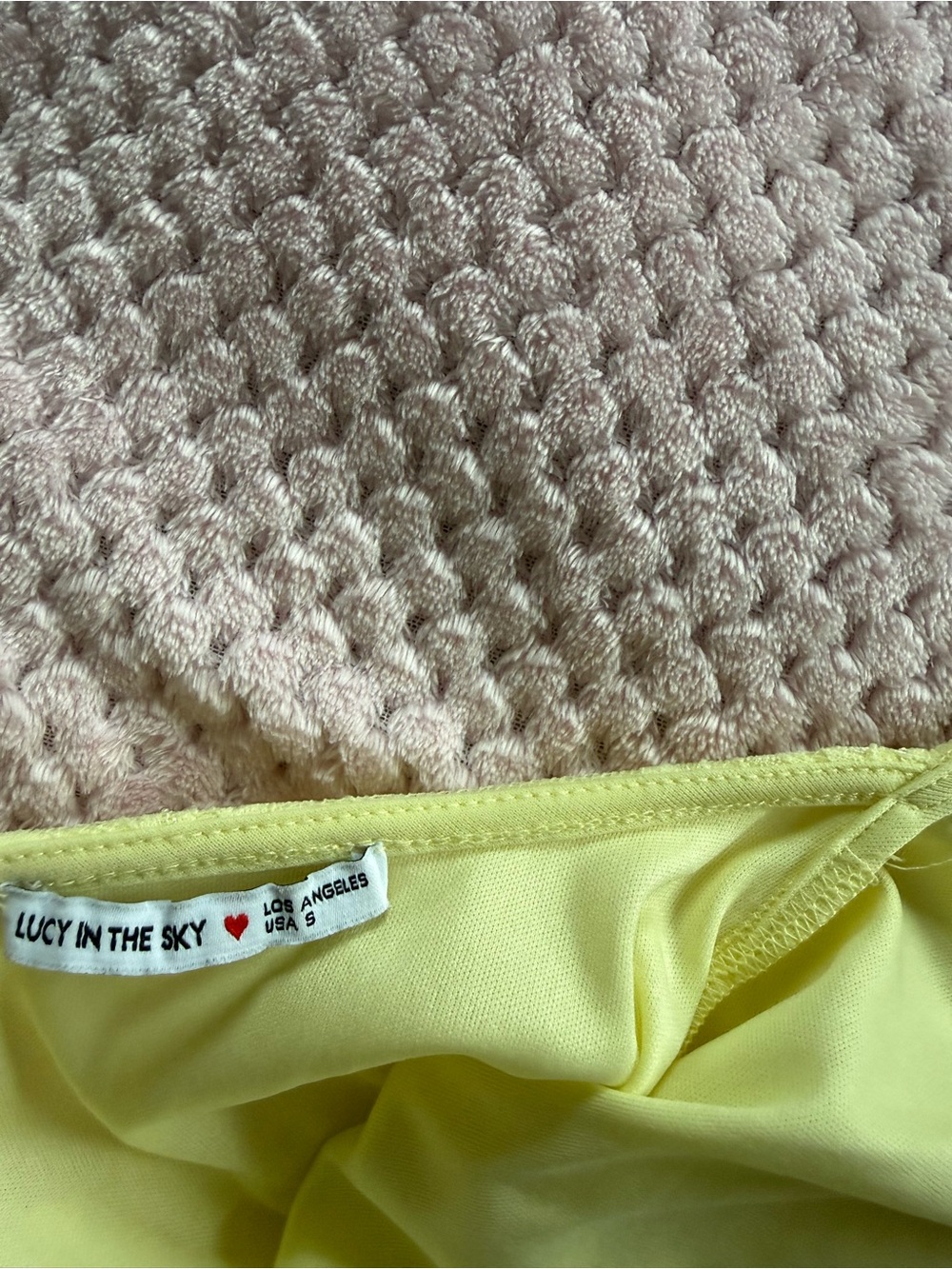 Lucy in the Sky Light Yellow Lace Maxi Dress - Picture 2 of 2
